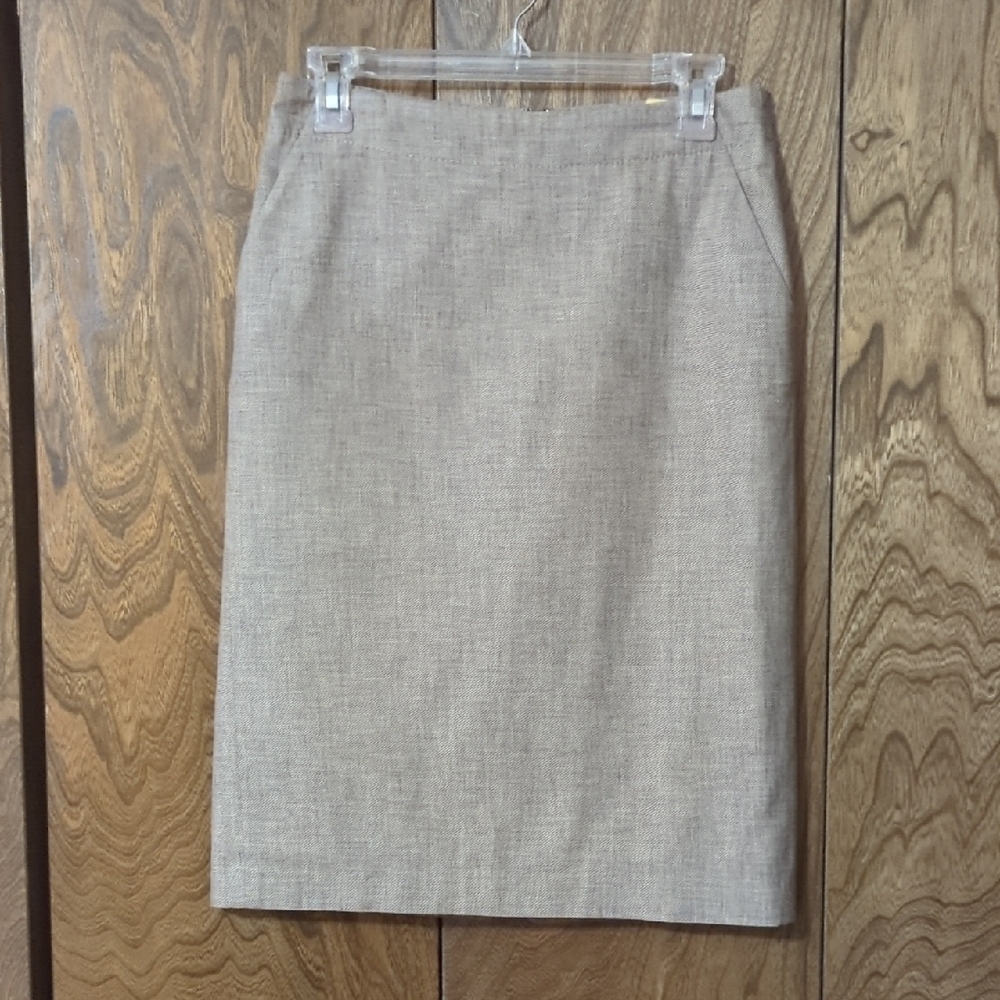 Banana Republic Light Brown Pencil Skirt 0